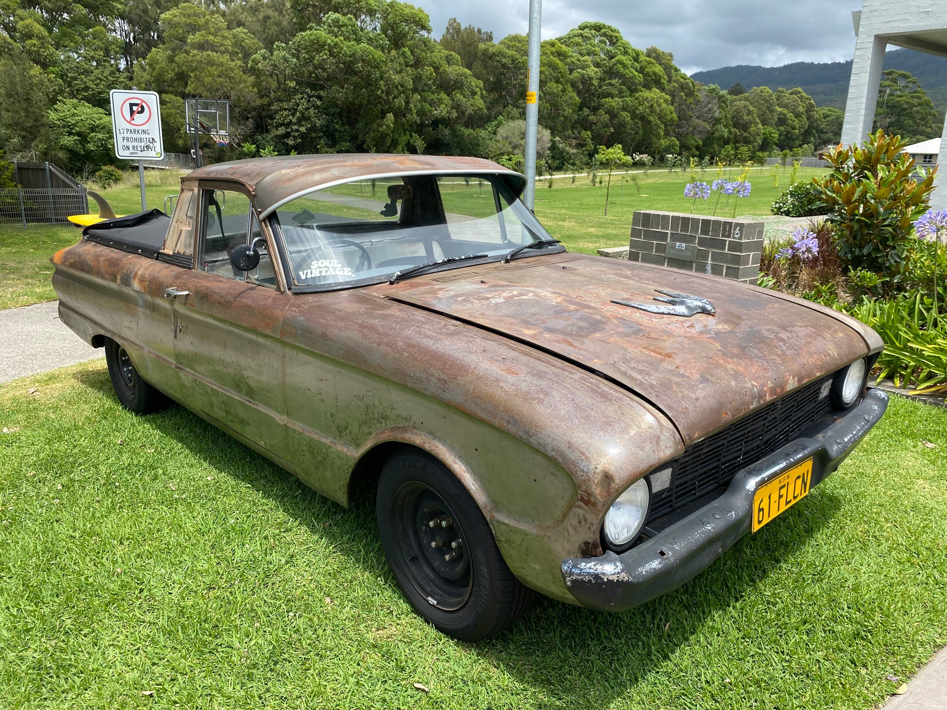 1961 Falcon, Ford Falcon, XP Ute, XM Ute, Surf Car, Surf Ute, Aussie Muscle, Aussie Surf Cars, Australian Muscle Car, Soul Vintage, Soul Vintage Surf Car